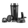 AGIS Black & White Stainless Steel Leak - Proof Bottoms Up Shaker 750 ml for Protein Shakes And Gym Supplements Leakproof, Bpa-Free view 4