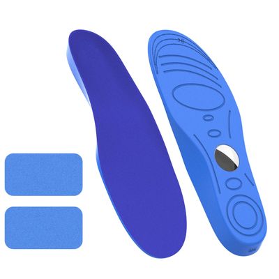 Smart Insoles for Apple AirTag  Anti-Lost Shoe Inserts for Kids & Adults, Adjustable Size, Compatible with AirTag for Real-Time Tracking (Blue) (2-3 Year (5.31 inch-5.91 inch)