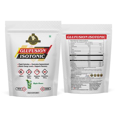 I.G.F IMMORTAL GENETICS FACTORY Glufusion Isotonic Health Suppliment (1 kg Each, Mojito Flavour, 32 Servings) (Pack of 2)