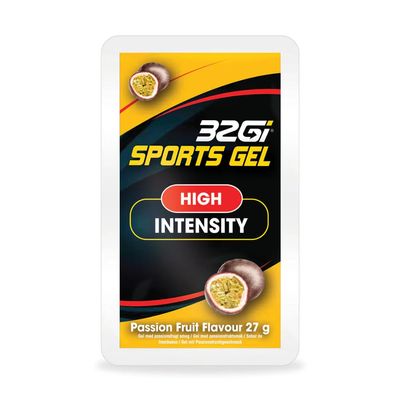 32Gi Sports Energy Gel | Quick Releasing Energy | Patended Snap Open Technology | Passion Fruit Flavour- 27g each