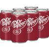 Dr.Pepper Original Flavor Carbonated Soft Drink - Bold & Refreshing Taste 330ml Each Pack of 6 (Imported) view 1
