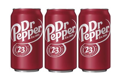 Dr.Pepper Original Flavor Soft Drinks, 23 Flavour Blend - Bold & Refreshing Taste 330ml Each Pack of 3 (USA)