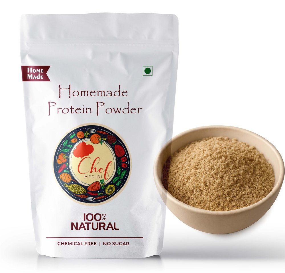 Homemade Protein Powder  Almonds, Cashews, Flax Seeds, Pumpkin, Sunflower, White Sesame & Chia | No Sugar | No Chemicals | Pure Natural Raw Protein Mix  100% Healthy