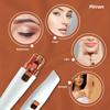Eyebrow Trimmer for Women 2 in 1 Rechargeable Facial Hair Remover with Replaceable Heads, Professional Painless Personal Hair Removal Eyebrow Razor with Indicator Lights (White) view 3
