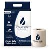 CLEAN SAFE Toilet Roll  Pack of 6 Rolls | Super Soft, 3-in-1 Strong Bathroom Tissue | Fast Dissolving & Lint-Free Toilet Paper | Septic Safe, Skin-Friendly | Ideal for Home, Office, and Travel Use view 1