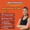 Prolicious 2X Protein Methi & Chorafali Khakhra | NO Palm Oil | Crispy | Ready to Eat | Flavourful | High Protein Healthy Anytime Snack (Pack of 2, 170 Grams each) view 3