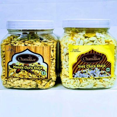 CHAMATKAR Diet & Masala Chira Bhaja (Pack of 2,100 gm Each)