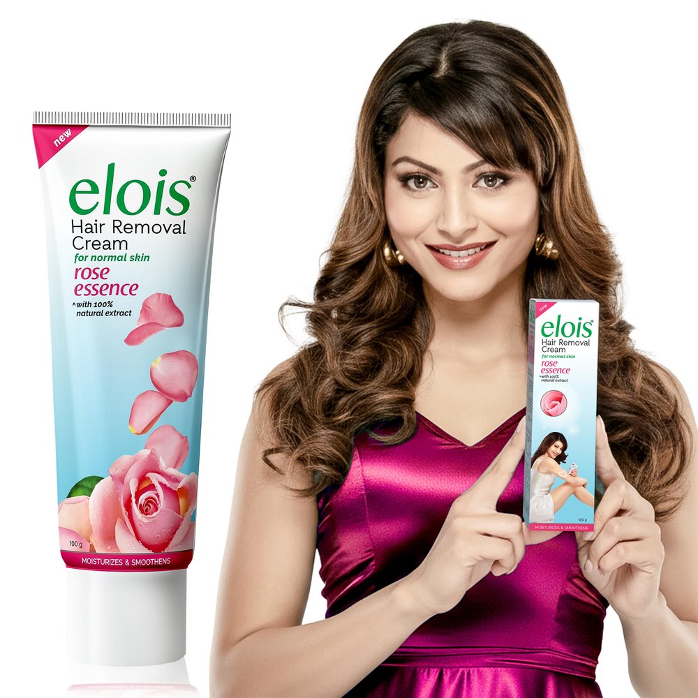 Elois Hair Removal Cream for Women & Girls | Hair Remover Cream for Bikini Area & Private Parts | Silky Soft Skin with Rose Essence | For Legs, Underarms & Arms - 25Gm (25 Gram, Rose)