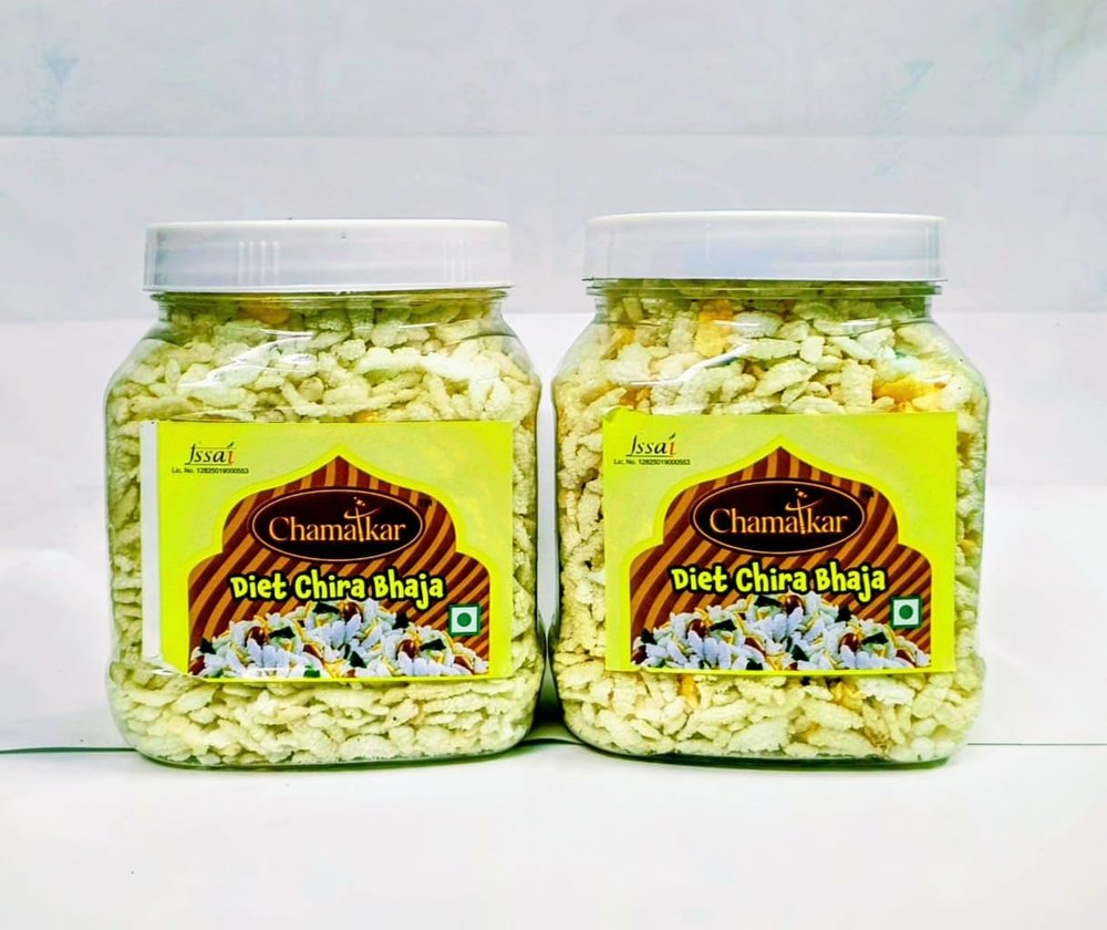 CHAMATKAR Diet Chira Bhaja (Pack of 2,100 gm Each)