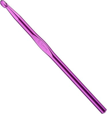 GIRLYZ Attire Crochet Hooks Aluminum Knitting Needles for Arthritic Hands, Crochet Needles for Yarn Craft, Nice Gift for Women (Multicolor, 6.5mm)
