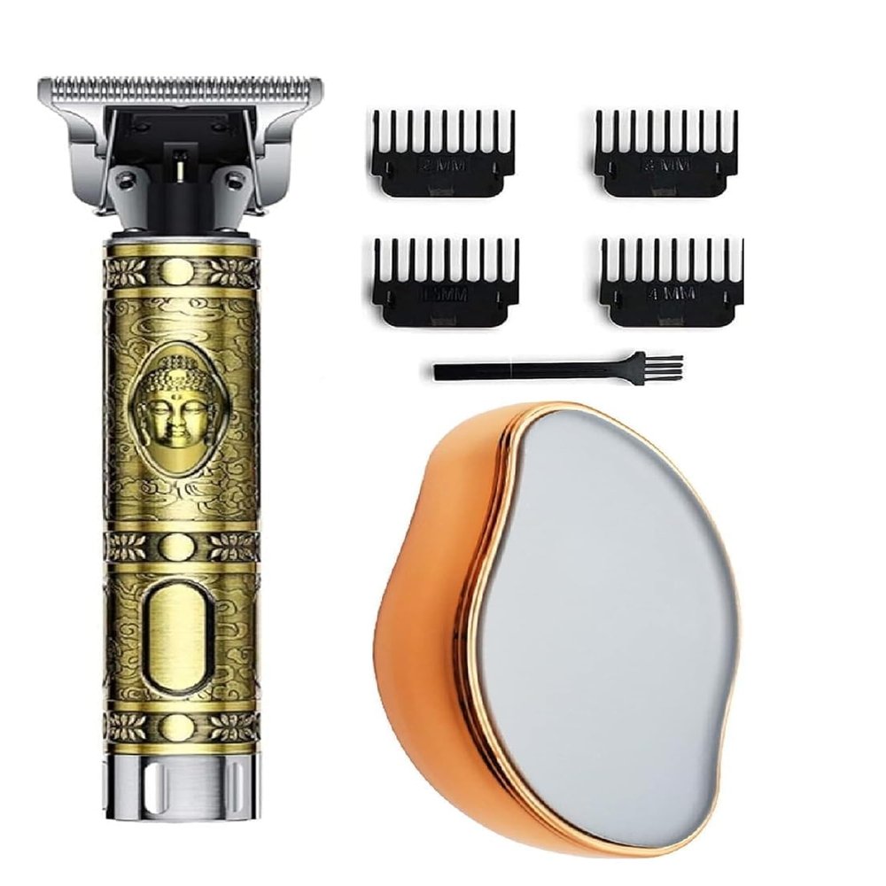 Beard Rechargeable Trimmer for Men, Body, Face, Head, Beard, Under Arm, Pubic Hair Grooming Kit, Private Part Shaving all in one Electric Shaver With Crystal Hair Remover (COMBO OFFER)