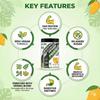 Getmymettle VegPro Vegan Protein Powder, High Protein, Pea Protein, Low Carbohydrate, Gluten Free, Non-GMO, 600g, Sunshine Mango (Sunshine Mango) view 4