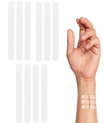 10PCS Zip Stitch for Skin Cut, Stitches Bandage, Zip Stitch, Closure Strips for Emergency, 3 * 75mm Bandages for Sports Injuries and Tattoo Aftercare