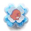 Kids Travel Paper Soap, Flower-Shaped Container, Paper Soap Disposable Mini Soap Bottle, Scented Soap Bath Sheets Flakes Portable Flower Tube Petals, Flower Shape Bottle For Travelling, Hand Washing Sheets (1, Blue) view 1