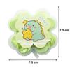 Kids Travel Paper Soap, Flower-Shaped Container, Paper Soap Disposable Mini Soap Bottle, Scented Soap Bath Sheets Flakes Portable Flower Tube Petals, Flower Shape Bottle For Travelling, Hand Washing Sheets (5, Green) view 2