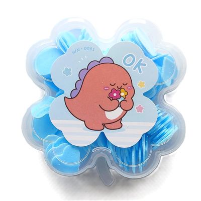 Kids Travel Paper Soap, Flower-Shaped Container, Paper Soap Disposable Mini Soap Bottle, Scented Soap Bath Sheets Flakes Portable Flower Tube Petals, Flower Shape Bottle For Travelling, Hand Washing Sheets (4, Blue)