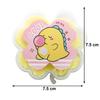 Kids Travel Paper Soap, Flower-Shaped Container, Paper Soap Disposable Mini Soap Bottle, Scented Soap Bath Sheets Flakes Portable Flower Tube Petals, Flower Shape Bottle For Travelling, Hand Washing Sheets (6, Yellow) view 2