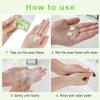 Kids Travel Paper Soap, Flower-Shaped Container, Paper Soap Disposable Mini Soap Bottle, Scented Soap Bath Sheets Flakes Portable Flower Tube Petals, Flower Shape Bottle For Travelling, Hand Washing Sheets (5, Yellow) view 3
