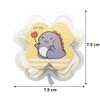 Kids Travel Paper Soap, Flower-Shaped Container, Paper Soap Disposable Mini Soap Bottle, Scented Soap Bath Sheets Flakes Portable Flower Tube Petals, Flower Shape Bottle For Travelling, Hand Washing Sheets (1, White) view 2