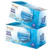 Diligent- We Care For your Life 3-Ply Face Mask | Disposable Protective Non-Woven | Surgical Pollution Mask with Nose Pin & Soft Earloops | Skin-Friendly (Blue, 100) view 1