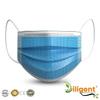 Diligent- We Care For your Life 3-Ply Face Mask | Disposable Protective Non-Woven | Surgical Pollution Mask with Nose Pin & Soft Earloops | Skin-Friendly (Blue, 100) view 2