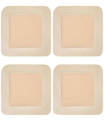 4Pcs Hydrocolloid Bandages, Waterproof Bandage, Dressing Bandage Suitable for Most Skin Types(7.5 * 7.5CM)
