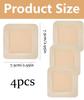 4Pcs Hydrocolloid Bandages, Waterproof Bandage, Dressing Bandage Suitable for Most Skin Types(7.5 * 7.5CM) view 2