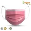 Diligent- We Care For your Life 3-Ply Face Mask | Disposable Protective Non-Woven | Surgical Pollution Mask with Nose Pin & Soft Earloops | Skin-Friendly (Pink, 50) view 2