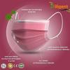Diligent- We Care For your Life 3-Ply Face Mask | Disposable Protective Non-Woven | Surgical Pollution Mask with Nose Pin & Soft Earloops | Skin-Friendly (Pink, 100) view 3