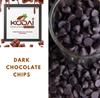 KODAI CHOCOLATE FACTORY Dark Chocolate Chips | Rich & Smooth Dark Chocolate Bits | for Baking, Desserts, Snacks & Gourmet Treats | 250G view 3