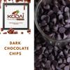 KODAI CHOCOLATE FACTORY Dark Chocolate Chips | Rich & Smooth Dark Chocolate Bits | for Baking, Desserts, Snacks & Gourmet Treats | 500G view 3