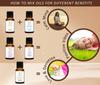 Aadi Mool Jasmine, Sandalwood, Rose, Ylang Ylang & Lavender Essential Oils for Diffuser, Aromatherapy & DIY Blends Pack Of 5-15ML view 3