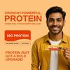 Kyomi Bolt Bar Choco Peanut Butter Protein Wafer Bars (Pack Of 10)|10 Gram Protein, No Added Sugar| Energy Bars|Crunchy Wafer Bar|100% Vegetarian |400 Gram view 4
