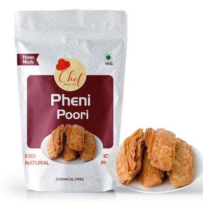 Premium Puri Khaja Sweet (Crispy Layered Pastry)  Made with Ghee & Cardamom  500 g | Indian Traditional Dessert | Festive Gift & Prasad