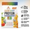 Alpha Labz Clear Whey Protein | Hydrolyzed Whey Isolate | 24g Protein, 5.8g BCAAs, 33 Servings | Mango Flavour | Fast Absorbing | Low Carb & Fat | For Muscle Recovery & Lean Muscle Growth | 1kg view 2