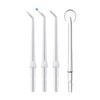PORClean Dental Water Flosser Replacement Nozzle Tips | Pack of 4  Pik Pocket, Orthodontic, Classic Jet & Tongue Cleaner Tips | Compatible with PORClean 200V Models Water Flosser for Teeth Cleaning view 1