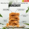 SK & SK SWEETS Jaggery Coconut Burfi | Coconut Barfi Sweet | Indian Mithai | Jaggery Barfi | Burfi Sweets | nariyal mittai,kobri mittai,thenga mithai (15 Packs) view 2