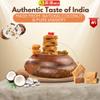 SK & SK SWEETS Jaggery Coconut Burfi | Coconut Barfi Sweet | Indian Mithai | Jaggery Barfi | Burfi Sweets | nariyal mittai,kobri mittai,thenga mithai (15 Packs) view 4