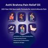 Asthi Brahma Pain Relief Oil  100 Years Old Ayurvedic Formula | Hot Steam Remedy for Joint Pain, Knee Pain, Back Pain, Shoulder Pain, Sprain, Neck Pain & Stiffness | Herbal Pain Relieving Oil  3x100ml view 3