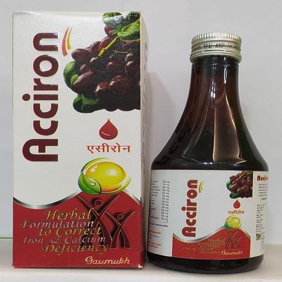 Acciron Ayurvedic Iron Support Syrup | Gentle Herbal Tonic for Kids and Expecting Mothers | Supports Daily Wellness Appetite and Natural Nourishment | Mild and Easy-to-Take Formula (200 ml)