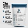 Alpha Labz Gold Whey Protein | 27g Protein per Scoop | Added Digestive Enzymes | Muscle Growth & Recovery | Low Fat, High Protein Supplement | Fast Absorbing Whey Concentrate | 1kg | Kulfi Flavor view 2