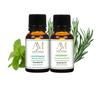 Aadi Mool Peppermint & Rosemary Essential Oil for Hair, Skin & Diffuser Pack Of 2-15ML view 1