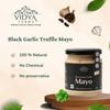 Vidya Farms Black Garlic Truffle Mayo | Gourmet Flavored Mayonnaise with Rich Umami & Truffle Aroma | Perfect Dip, Spread & Dressing | No Preservatives, Vegetarian view 4