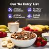 True Elements Dark Chocolate Muesli, Ready-to-Eat Breakfast Cereal, High in Fiber, with Nuts, Seeds, Berries & Wholegrain, 950g view 4