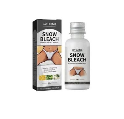 Snow Bleach Body Whitening Cream | Ideal for Black Skin & Intimate Areas | Perfect for Men & Women | Skin Brightening & Even Tone | 30ml|VGFC-70