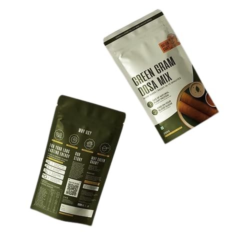 BATTERCRAFT Green Gram Dosa Mix  High Protein Instant Breakfast Mix | Healthy & Tasty South Indian Dosa Batter | Gluten-Free, Natural & Easy to Cook | PACK OF 3