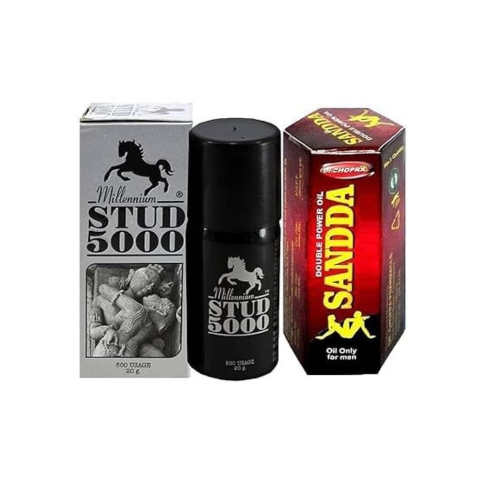 4x Super tila sandha oil for men power | sandha delay power oil for man with stud 5000 spray for men (Pack of 2,15ml)