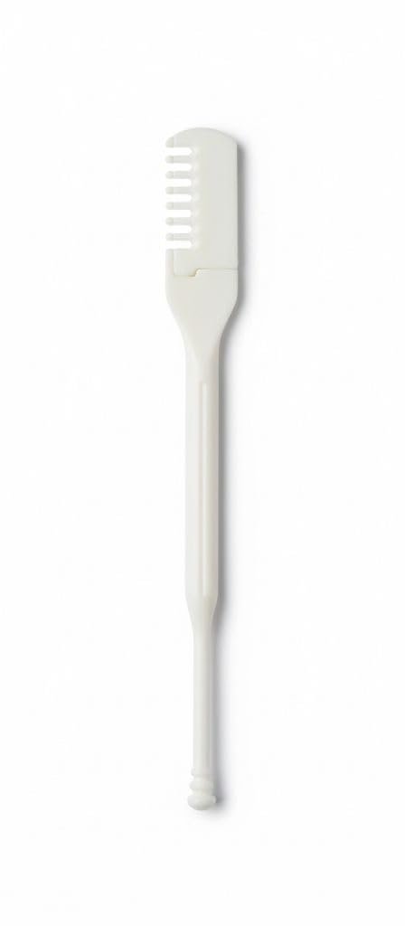 BloomLab Manual Nose Trimmer (Pack of 3) Safe & Painless Nose Hair Remover with stainless steel blade for Unisex Grooming | Portable Nose & Ear Hair Care Tool