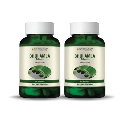 Bio Resurge Ayurveda Bhui Amla Phyllanthus niruri Tablets Kidney Liver Digestion Health 750 mg(120 tabs)(Pack of 2)