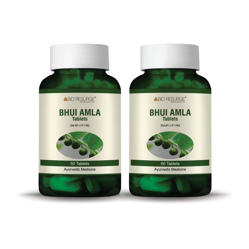 Bio Resurge Ayurveda Bhui Amla Phyllanthus niruri Tablets Kidney Liver Digestion Health 750 mg(120 tabs)(Pack of 2)